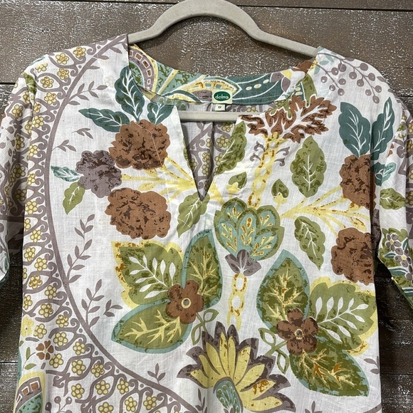 DOLMA 100% Cotton lightweight tunic size S - Picture 4 of 10